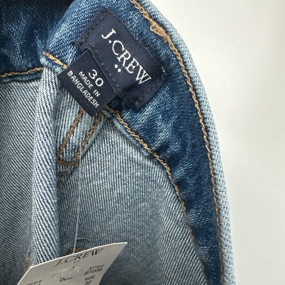 J. Crew Women's Crop Big Pockets Denim Jeans Sz 30 Blue NWT - Picture 5 of 5